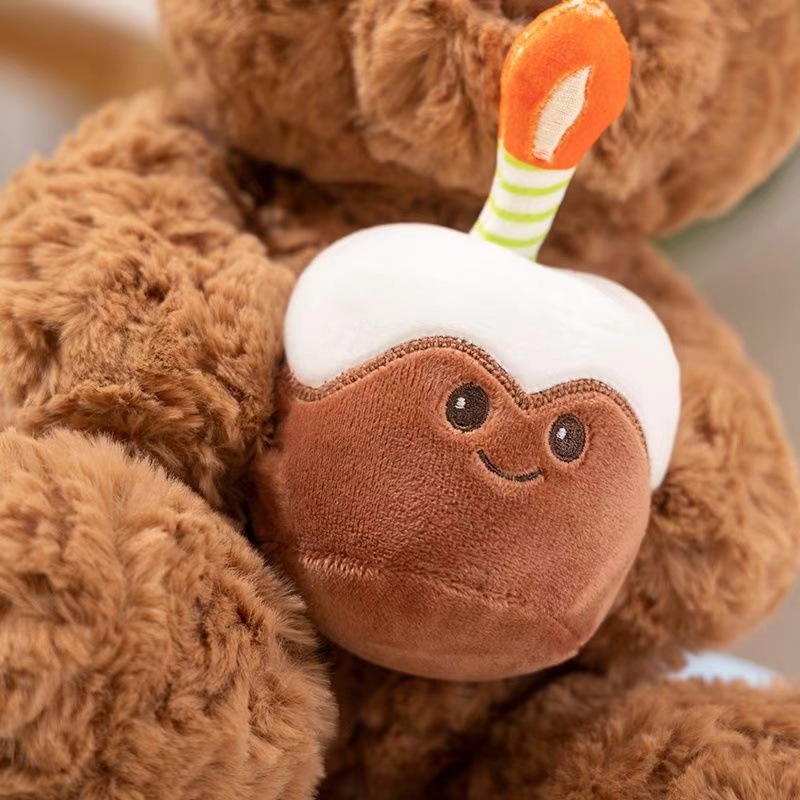 Pastel de oso muñeca juguetes de peluche chicas lindas para dormir pacificar osos muñecas abrazar osos regalos de cumpleaños al por mayor