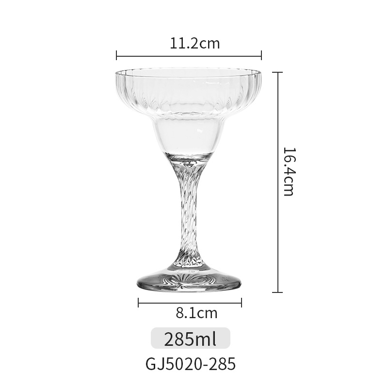 Copa de champán, barra de PC gruesa de alto valor, vino dulce comercial, copa de vino blanco, copa de acrílico transparente