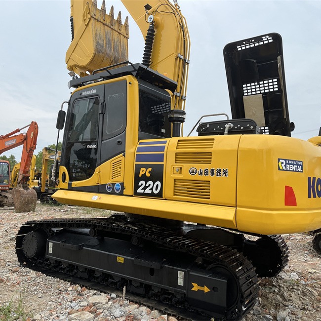 Exportación española original china de segunda mano Komatsu PC220 - 8 excavadora en buen estado de mantenimiento profesional