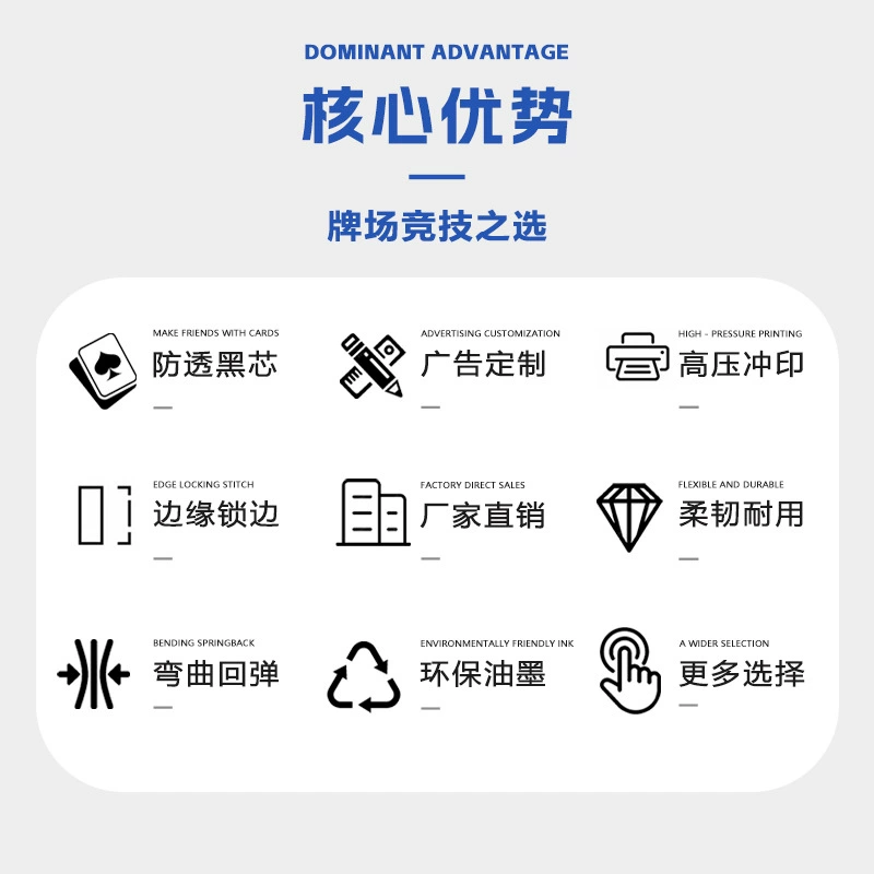 君众扑克 Высококачественные импортные игральные карты