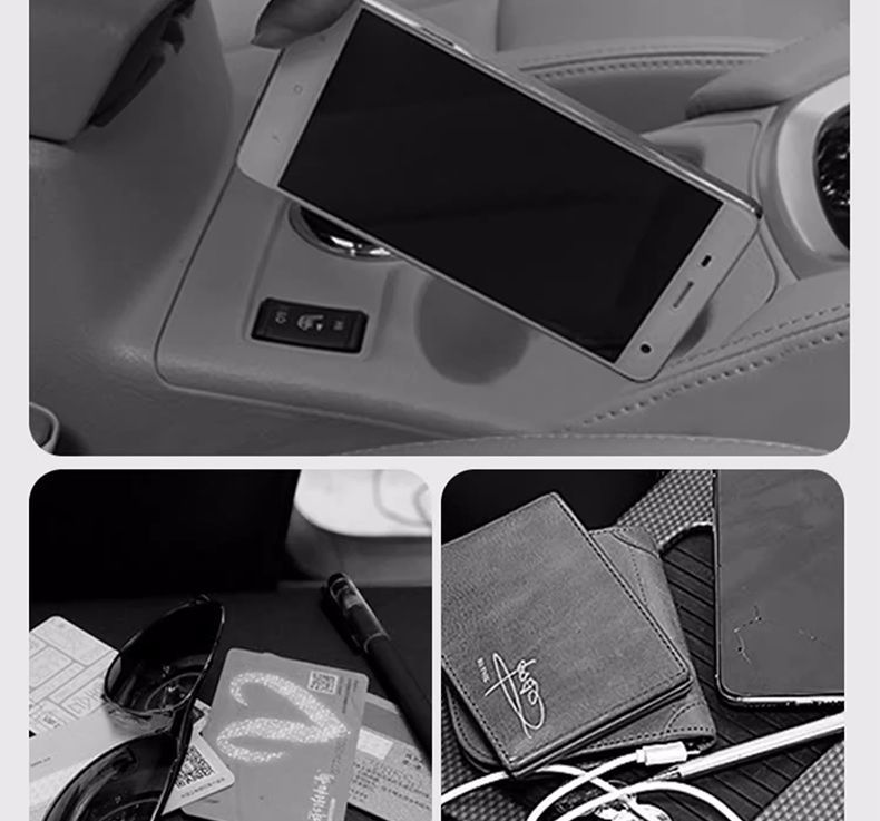 Car armrest box storage box storage box tissue box car middle rack high-grade multi-function water cup holder