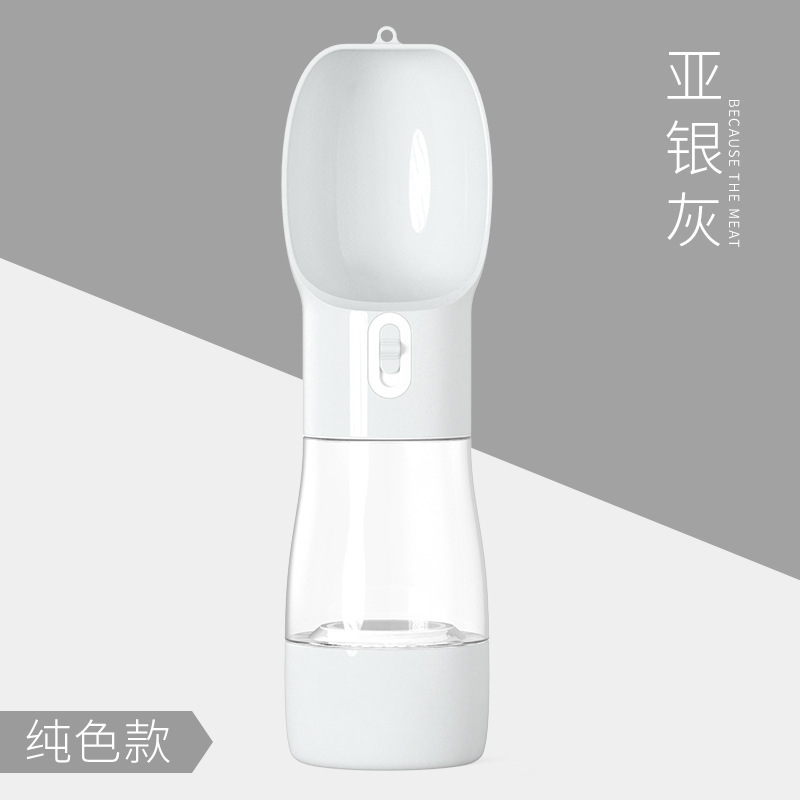 물과 음식 컵 회색