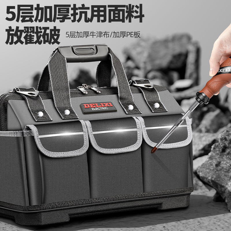 Bolsa Portátil para Herramientas Engrosada Multifuncional para Electricista