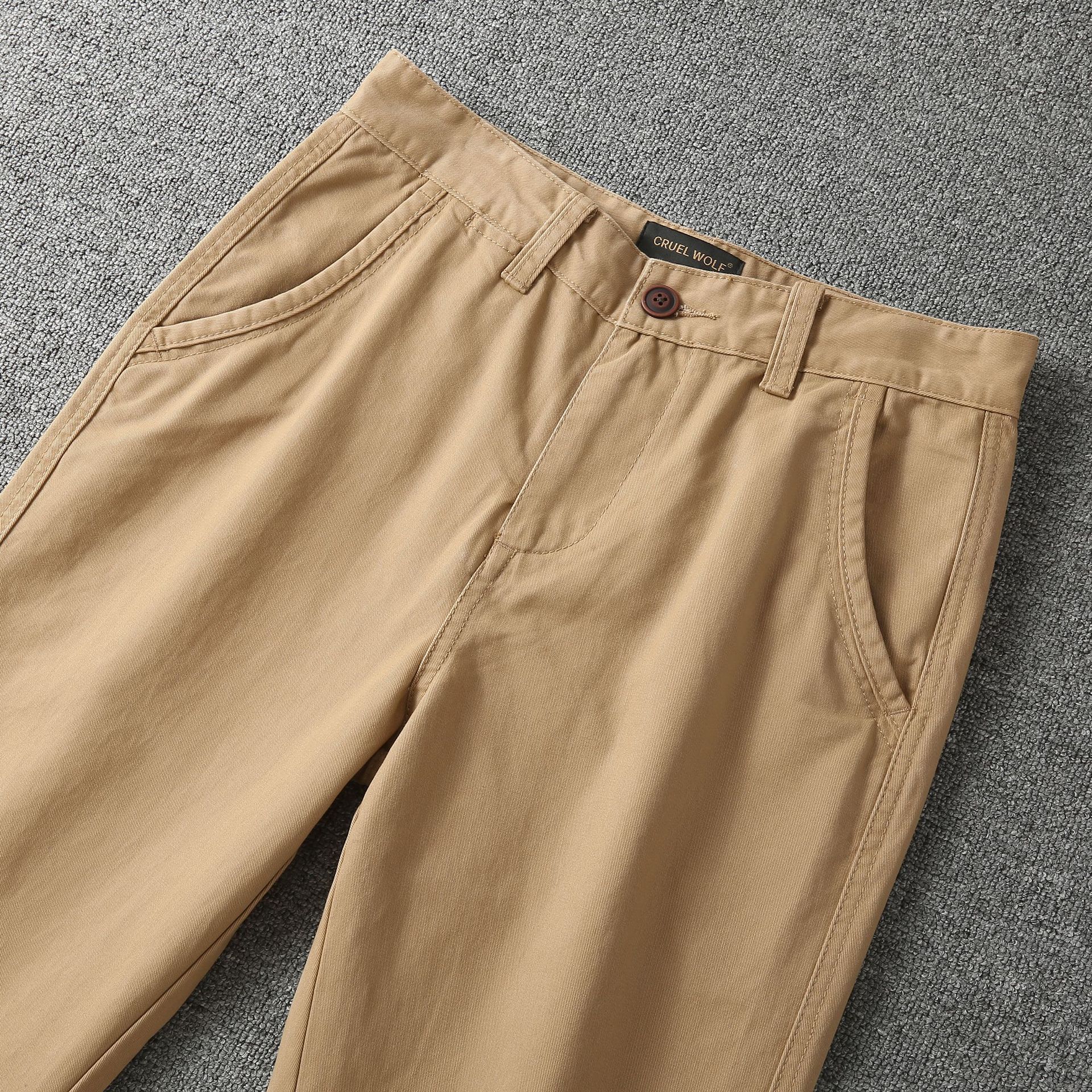 Nuevos pantalones de hombre de primavera y otoño de algodón europeo y americano de camuflaje monos casuales Pantalones rectos pantalones de hombre fábrica al por mayor