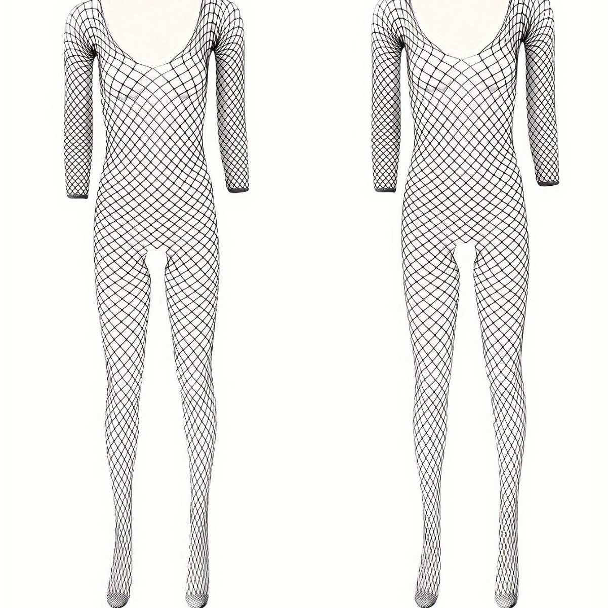 Lencería sexy Benqian, ropa de una pieza de rejilla sexy, accesorios para coquetear, uniforme ultrafino, pijamas seductores, medias caladas 7016