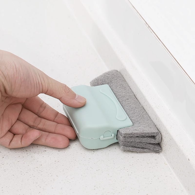 Door and window groove gap brush window groove blind corner screen cleaning brush household window window trough cleaning tool