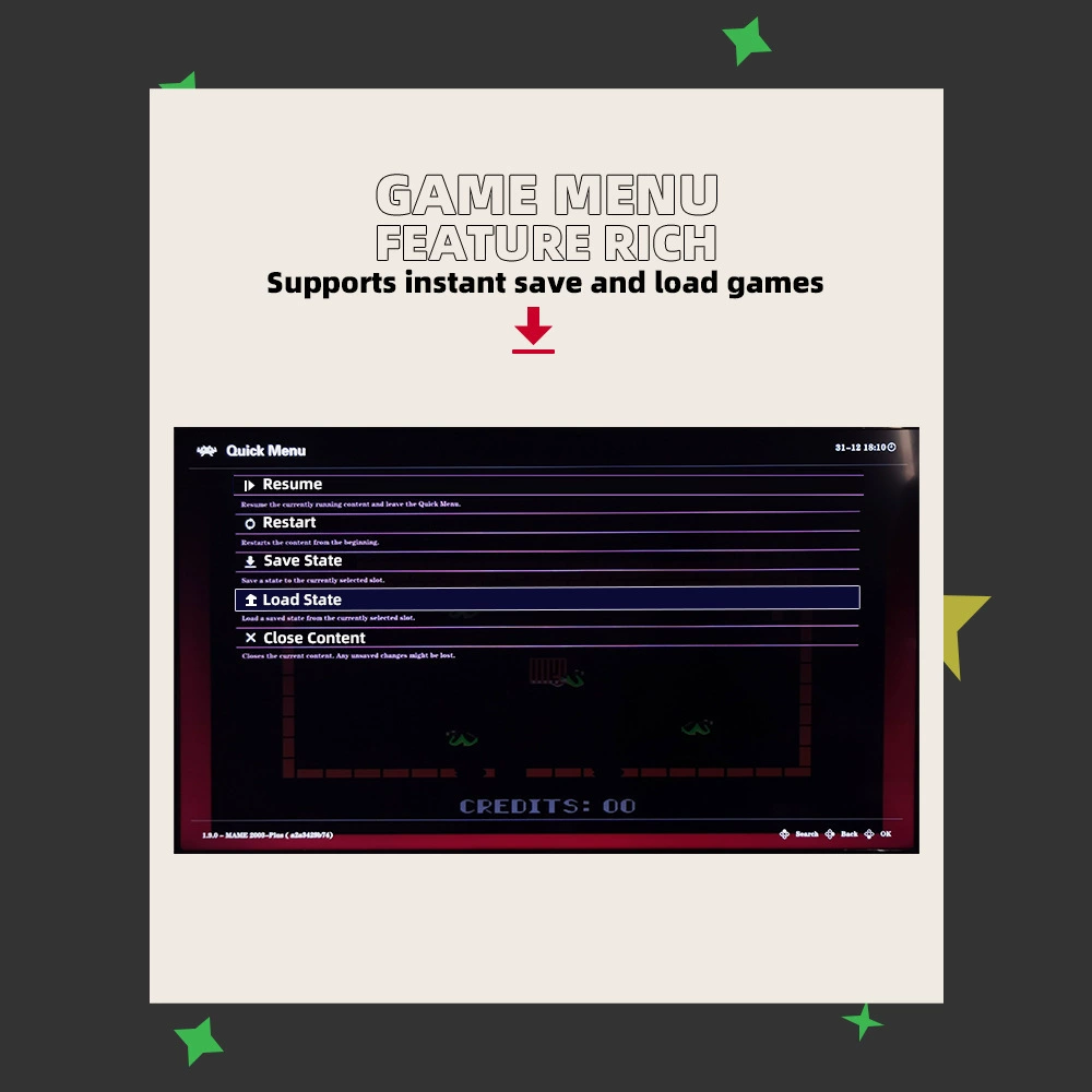 Беспроводная игровая консоль, ретро классический джойстик для двоих