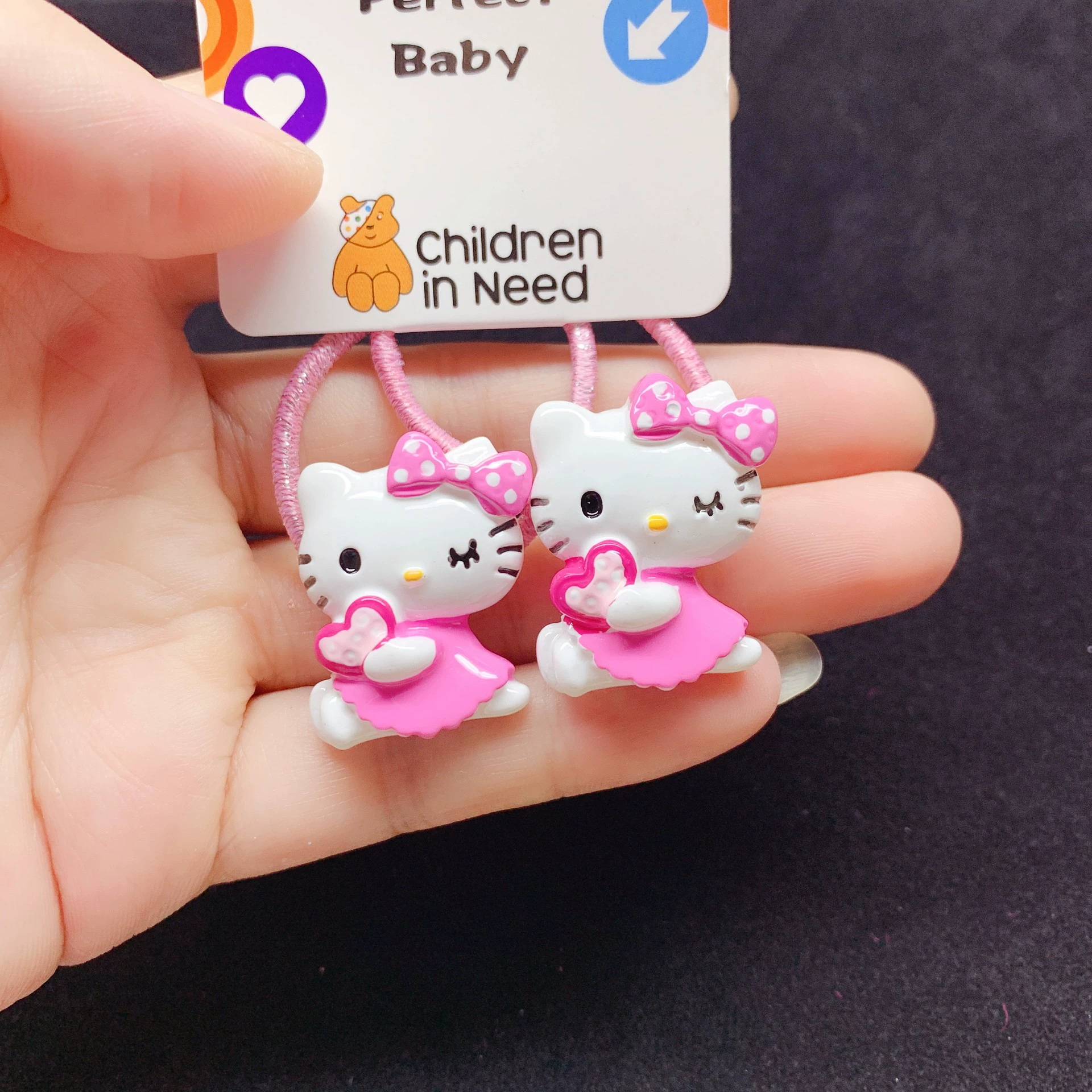 Hello Kitty, мультяшная милая заколка для волос, аксессуар, для челки, бережные невредящие волосы шпильки