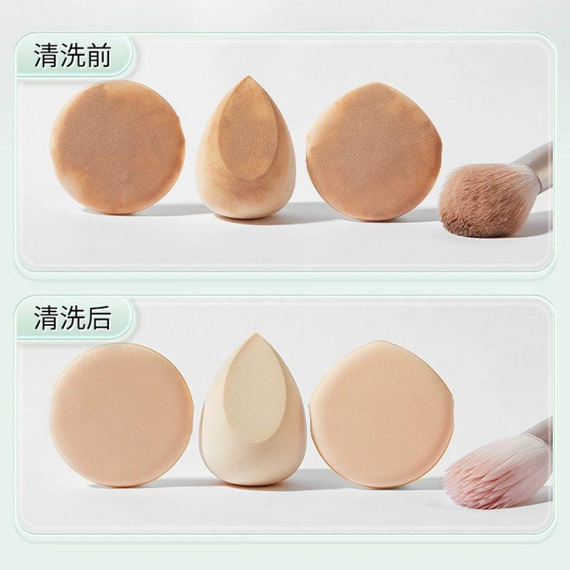 Detergent, cosmetic sponge, soft brush, 150 ml