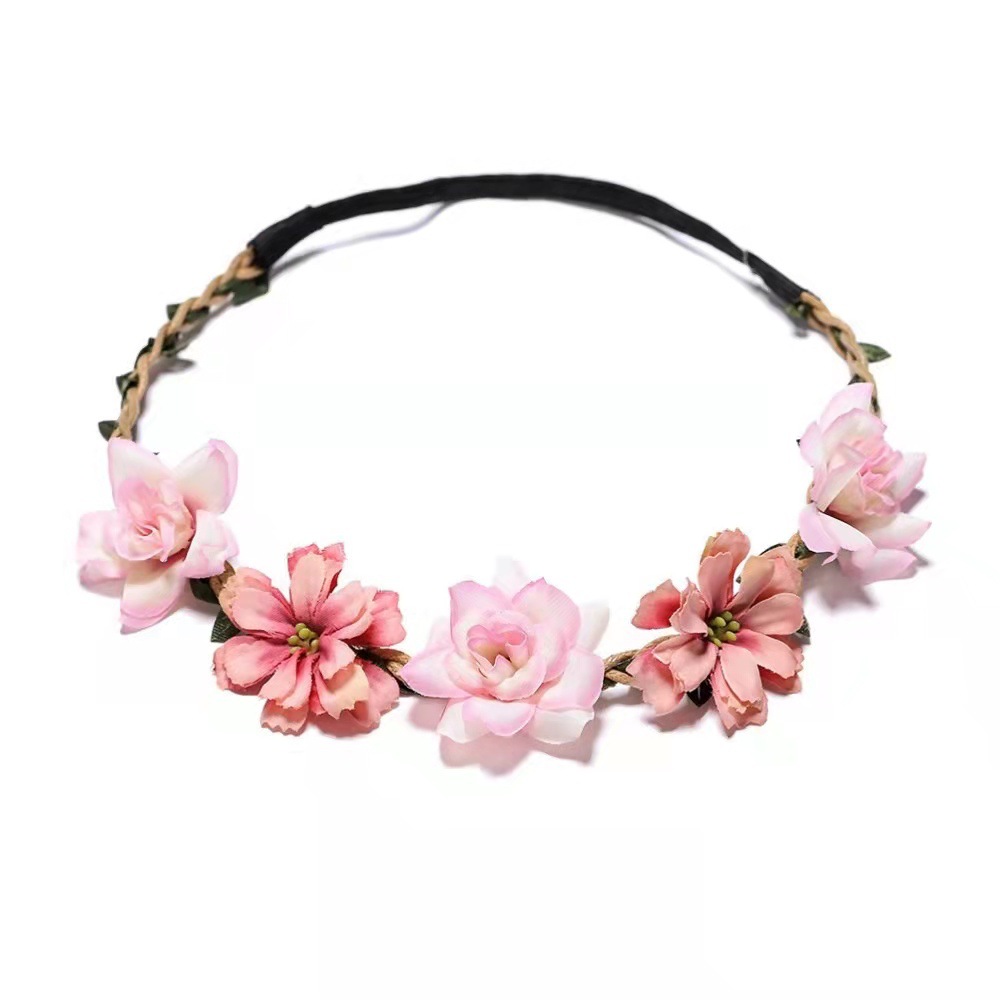 Hair Band Hair Accessories Type 1 Piece Quantity Women's Simple Style Flower Cloth Braid Hair Band
