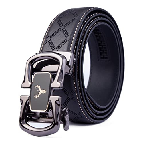 Cinturón de cuero genuino para hombre, informal, de negocios, impreso, popular, resistente a los arañazos y al desgaste, hebilla de cinturón, fabricante transfronterizo, venta directa al por mayor