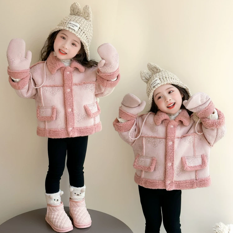 (Cross-border trading), children's velvet warm down jacket, children's clothing