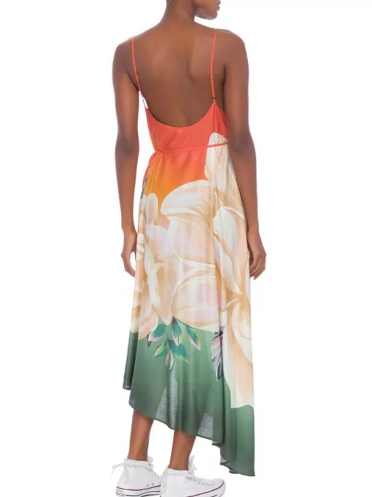 امرأة سيدة شاطئ بحر طباعة 1 قطعة قطعة واحدة ملابس السباحة display picture 2