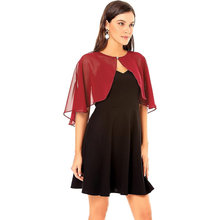 短款小披肩一粒扣宽松雪纺上衣夏季遮阳防晒衣新娘礼服上衣配饰女