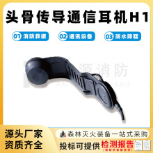 头骨传导通信耳机H1入耳式降聒耳机骨导式防尘耳麦防水通讯设备