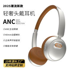 2025新型bluetoothヘッドセット装着式レトロ高颜値無線bluetoothノイズキャンセルヘッドセット現物メーカー直ロット