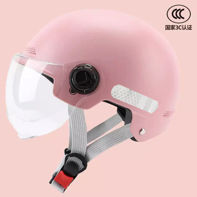 New National Standard 3C Certified Electric Vehicle Helmet for Women, Summer Sun Protection Half Helmet for Electric Motorcycles, Men's All-Season Safety Helmet