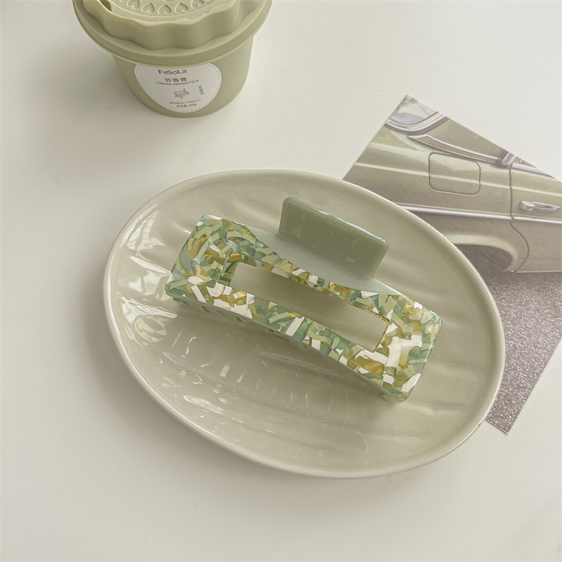 Tulipán horquilla hembra lindo cachorro tiburón clip de alto grado pequeño agarre clip neto rojo ins Cabeza trasera clip tocado