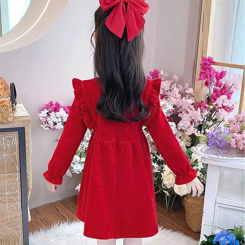 Ch, styles printemps-automne, robes à manches longues de haute qualité, à la mode et élégantes pour les filles plus âgées,_voghion.com