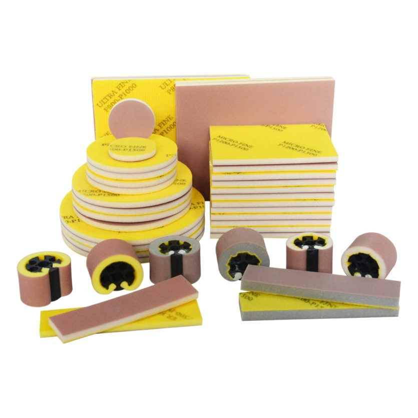 Южная Корея Sun SUPER FINE розовая губка наждачная бумага для мобильного телефона пластиковые детали шлифовка назад бархатная губка песок