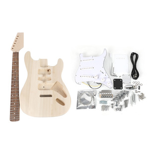 Cross-Border DIY Electric Guitar Set St1133 Semi-Finished Hand-Assembled Guitar for Beginners to Play Electric Guitar