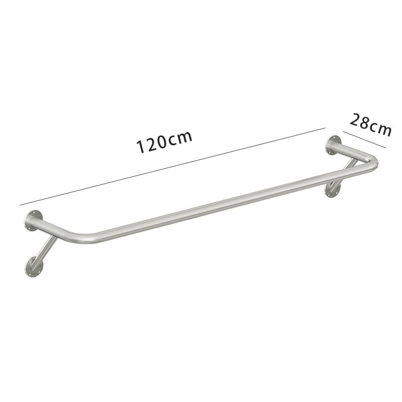 스테인레스 스틸 V자형 벽걸이 길이 120cm