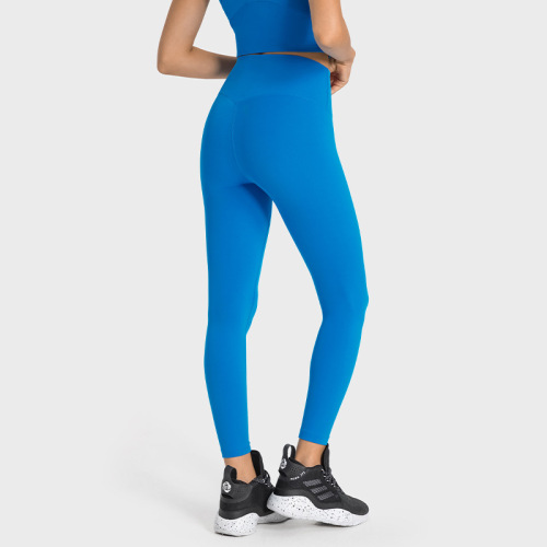 Shishi Zhihui's new ET double 6 Lycra antibacterial yoga pants for women without embarrassing lines and naked sense high-waisted belly-control fitness pants