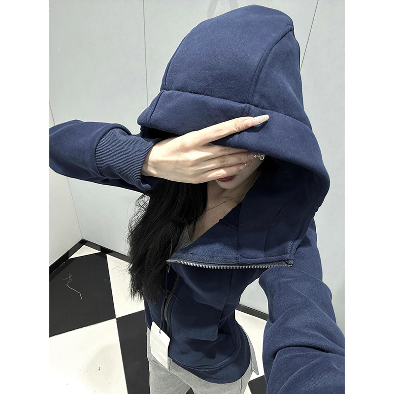 山东即墨卫衣上衣女2025新款巨好看超级显身材运动秋季显瘦外套|undefined
