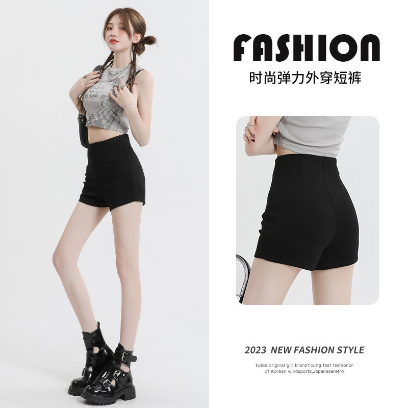 High-Waisted Shorts for Women 2026 New Spring/Summer A-Line Black Suit-Style Hip-Hugging Slimming Hot Pants for Outerwear High-Waisted Shorts for Women 2026 New Spring/Summer A-Line Black Suit-Style Hip-Hugging Slimming Hot Pants for Outerwear
