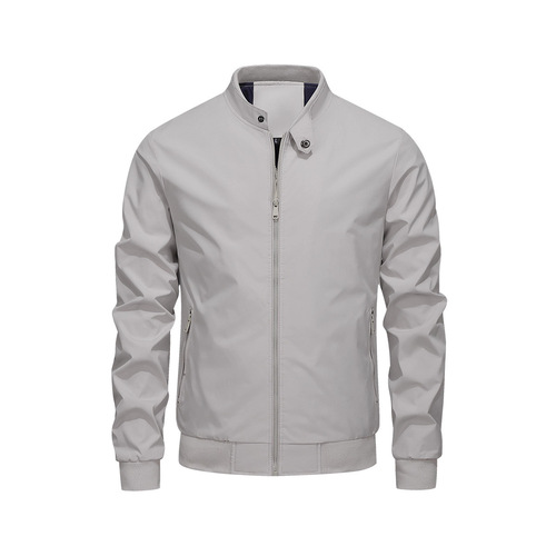 Men's Autumn Stand Collar New Jacket Outerwear Fashion Slimming American Men's Top Jacket