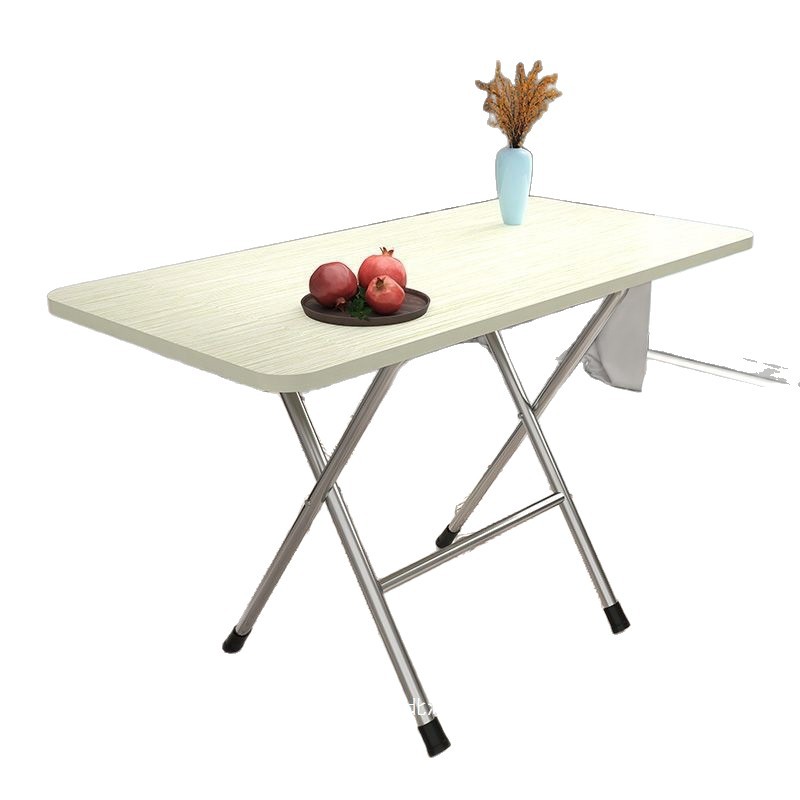 Fábrica directa mesa plegable rectangular mesa de comedor doméstica dormitorio dormitorio mesa pequeña al lado de la cama escritorio al aire libre image 5