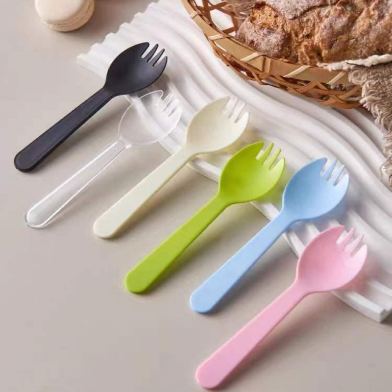 Thickened cake forks, disposable spoons, fruit and dessert forks and spoons, new 2026 model, good household items