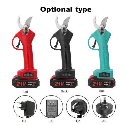 21V Electric Pruning Shears, Cordless Garden and Fruit Tree Lithium Battery Pruning Shears, Wireless Branch Trimming Tool