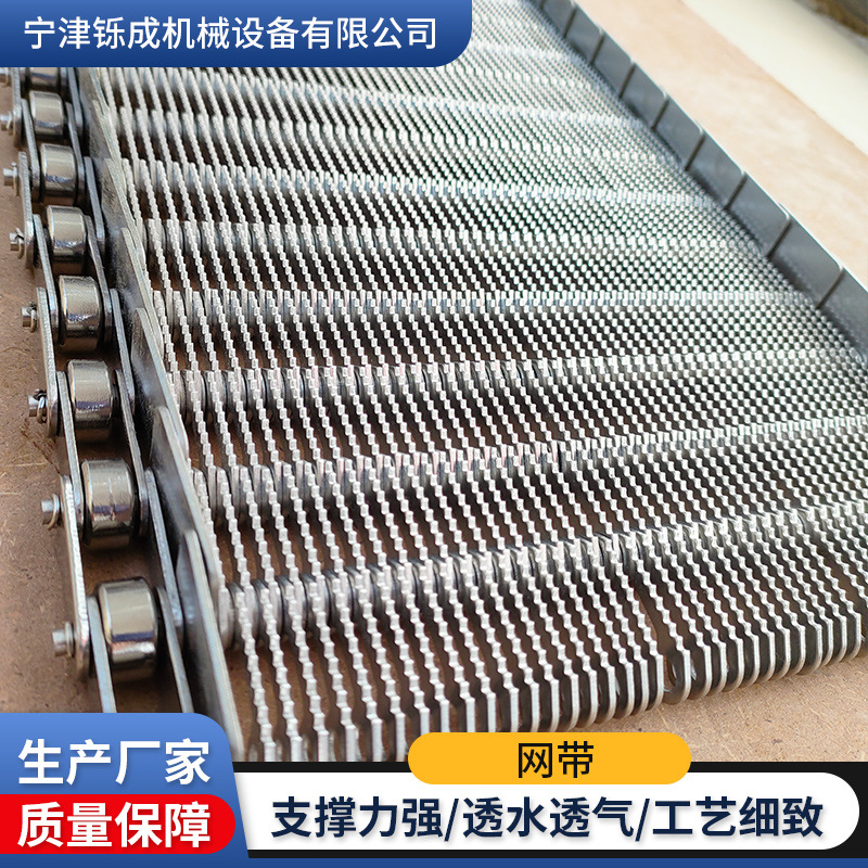 304不锈钢网带食品果蔬冷却烘干平稳流水金属传动速冻机螺旋网带