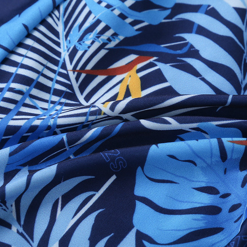 Men's swimming trunks large size printed fashionable polyester shorts adult hot spring vacation anti-embarrassment swimming trunks wholesale