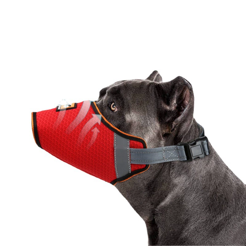 Товары Для Животных Собака Маска Собака Рот Крышка Анти-Укус и Анти-лай собака маска Регулируемый Дышащий Пояс Светоотражающий