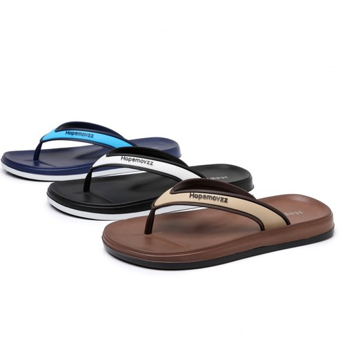 Summer New Collection Daily Striped Men's Herringbone Flat Slip-On Sandals EVA Beach Shoes Anti-Slip Comfortable