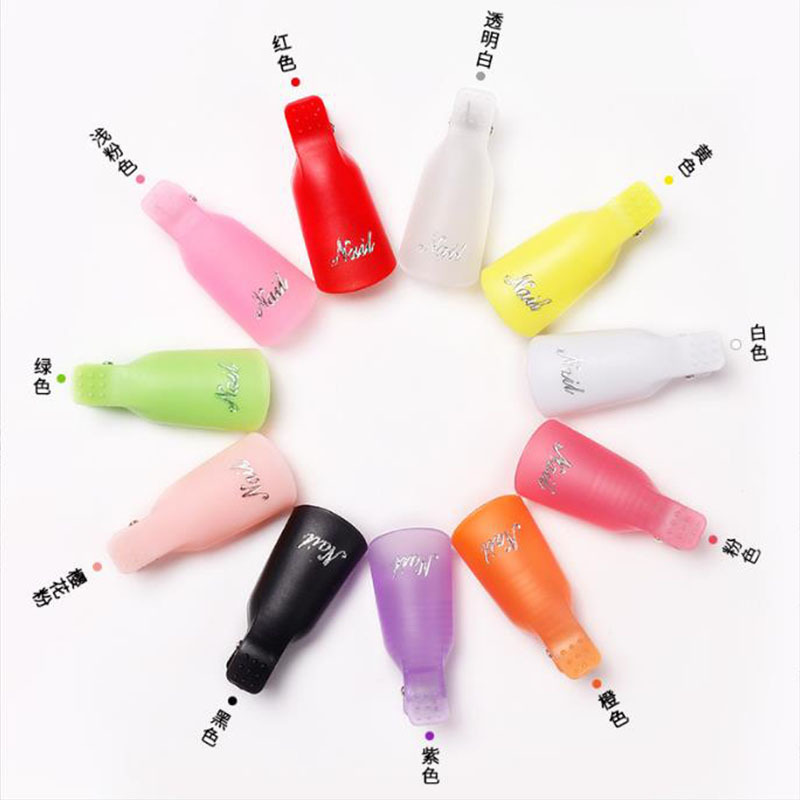 Clips de eliminación de uñas de segunda generación de cubierta de eliminación de uñas Clips de eliminación de uñas de fábrica de venta directa multicolor
