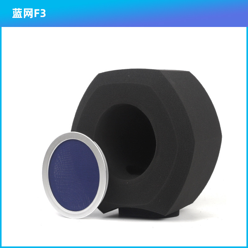 F2 micrófono en vivo absorbente de sonido algodón cubierta de esponja insonorizada reducción de ruido a prueba de viento bobina móvil micrófono de condensador cubierta de esponja anti-spray