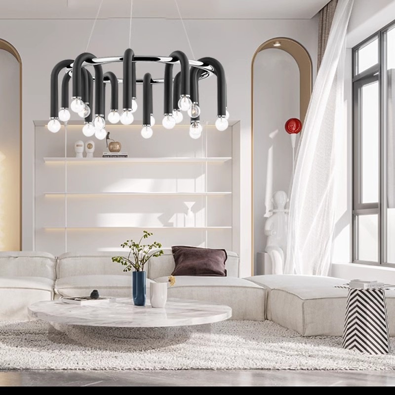 Landelier nórdico estudio dormitorio sala de entrada de la personalidad sala modelo de comedor simple villa casa de tablero de diseño creativo moderno