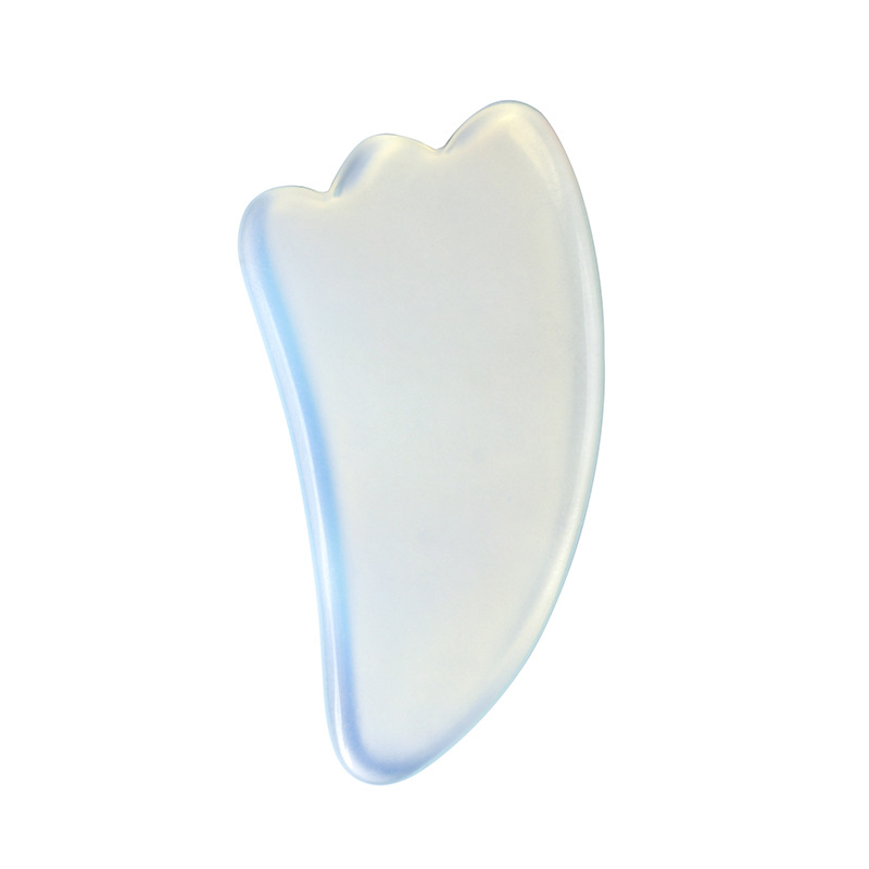 メーカースポット卸売り自然玉羊角スクレーパー水晶顔マッサージローラー粉晶原石ダイヤルシート