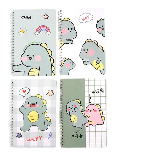 Student A5 coil notebook homework notepad school stationery prizes creative loose-leaf cartoon cute notebook