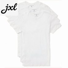 Slim fit white and black crewneck T-shirt ( Man T�羳