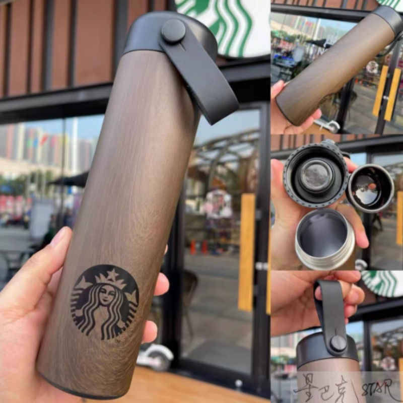 Best-Selling Stainless Steel 304 Thermos Cup with Wooden Handle, High Aesthetic Coffee Cup, Gift Cup for Couples and Students Best-Selling Stainless Steel 304 Thermos Cup with Wooden Handle, High Aesthetic Coffee Cup, Gift Cup for Couples and Students