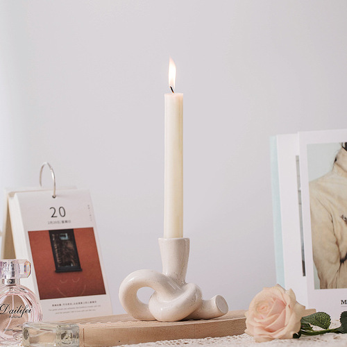 European and American ins style simple and elegant ceramic aromatherapy candle holder creative home decoration ornaments gifts gifts wholesale