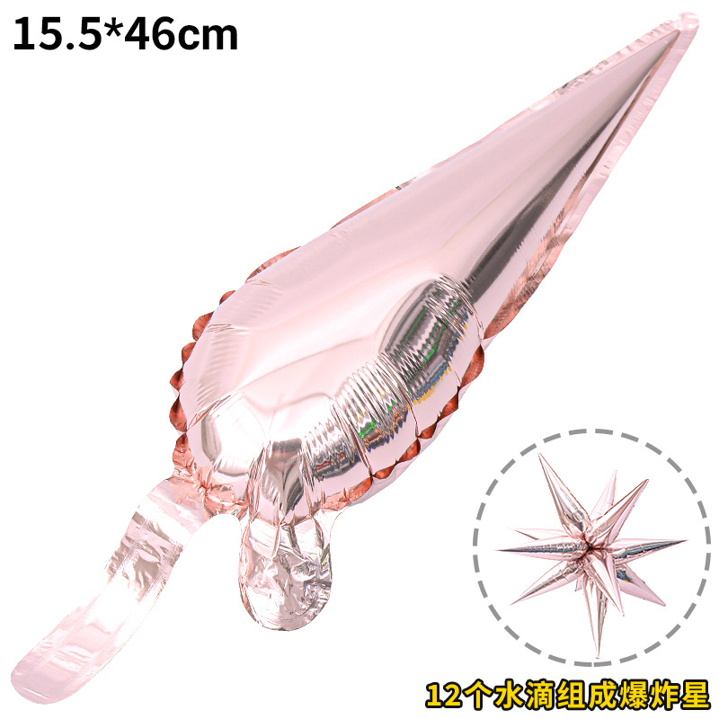 4D señaló estrella de seis puntas explosión bola erizo de mar modelado Decoración