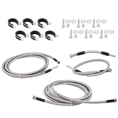 stainless steel braided fuel: Tubing