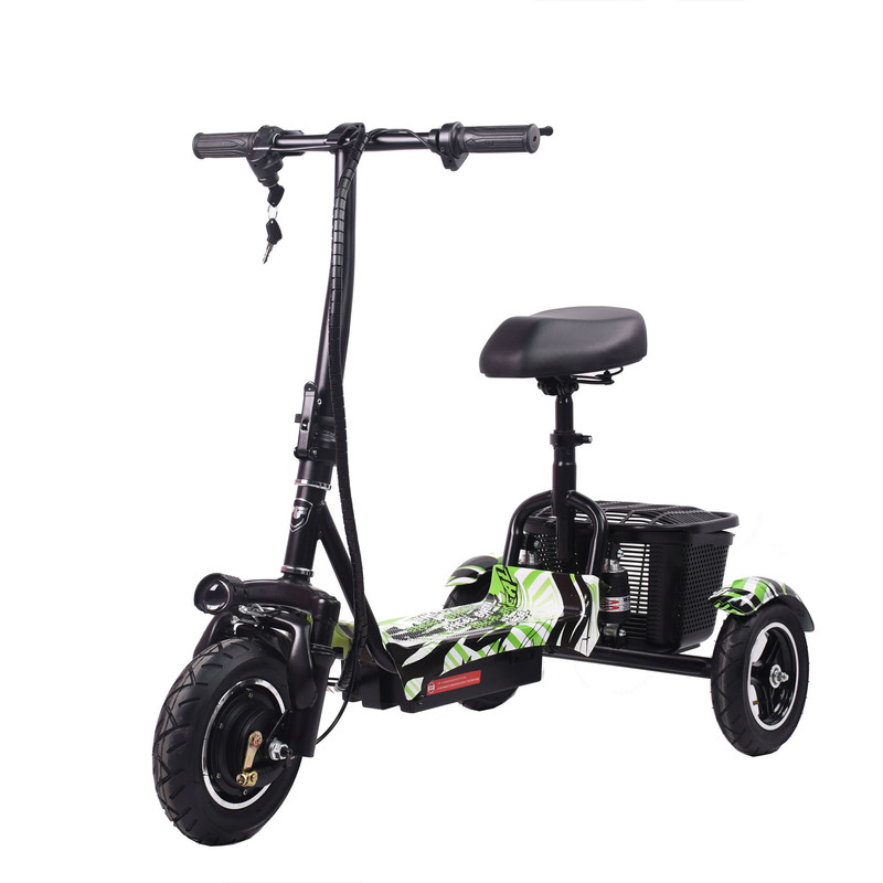Dropshipping Foldable Lithium Battery Electric Tricycle for Adults, Women's Small Mini Scooter for the Elderly