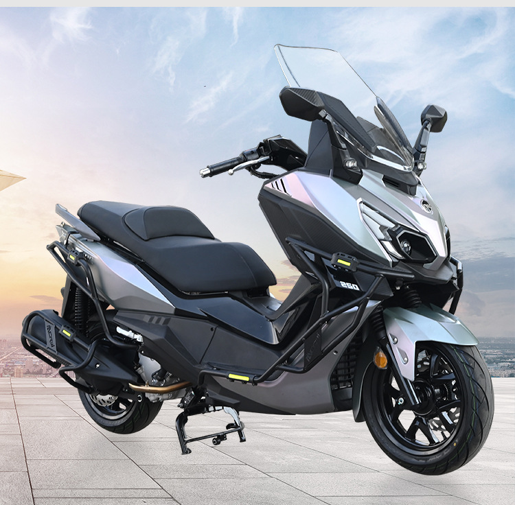 Suitable for Sanyang Cruiser 250 Protective Bars, Front and Rear Exhaust Pipe Bumpers, Pedal Racks, Anti-Collision Motorcycle Bumpers