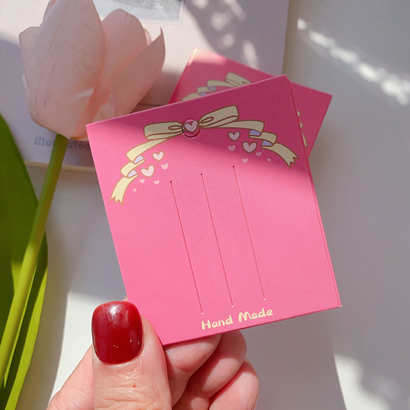 6 * 7 tarjeta de cabello adulta niños tarjetas de cabello Morandi serie de arco tarjetas de cabello joyas